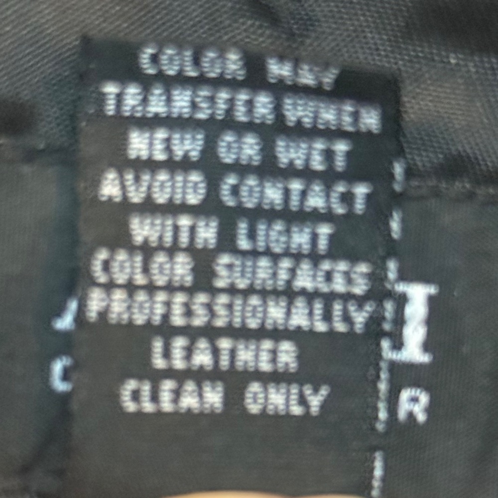 Alfani Black Genuine Leather Mid-Length Car Coat - Women's Large - Picture 6 of 6